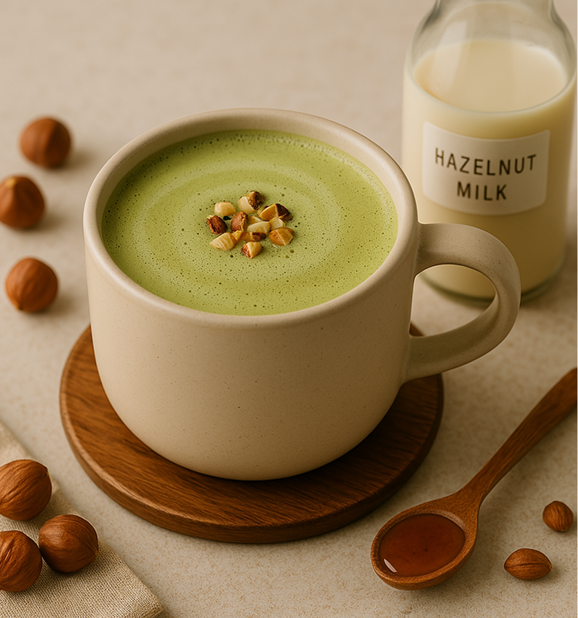 Hazelnut Matcha Latte - Teacle