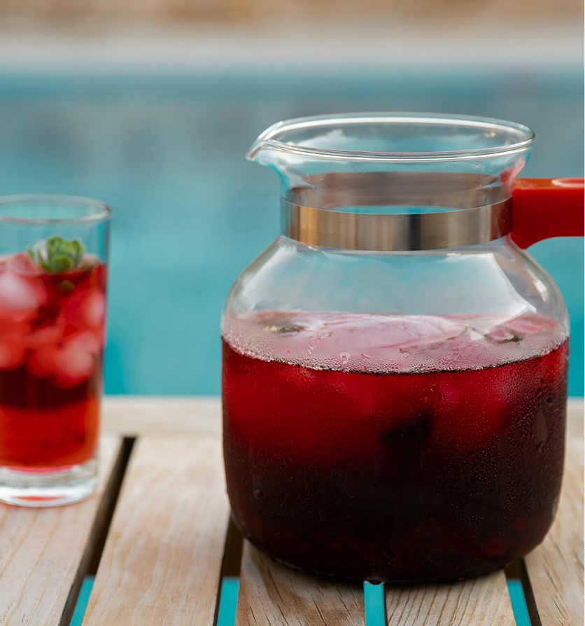 Blueberry Hibiscus Iced Tea - Teacle 
