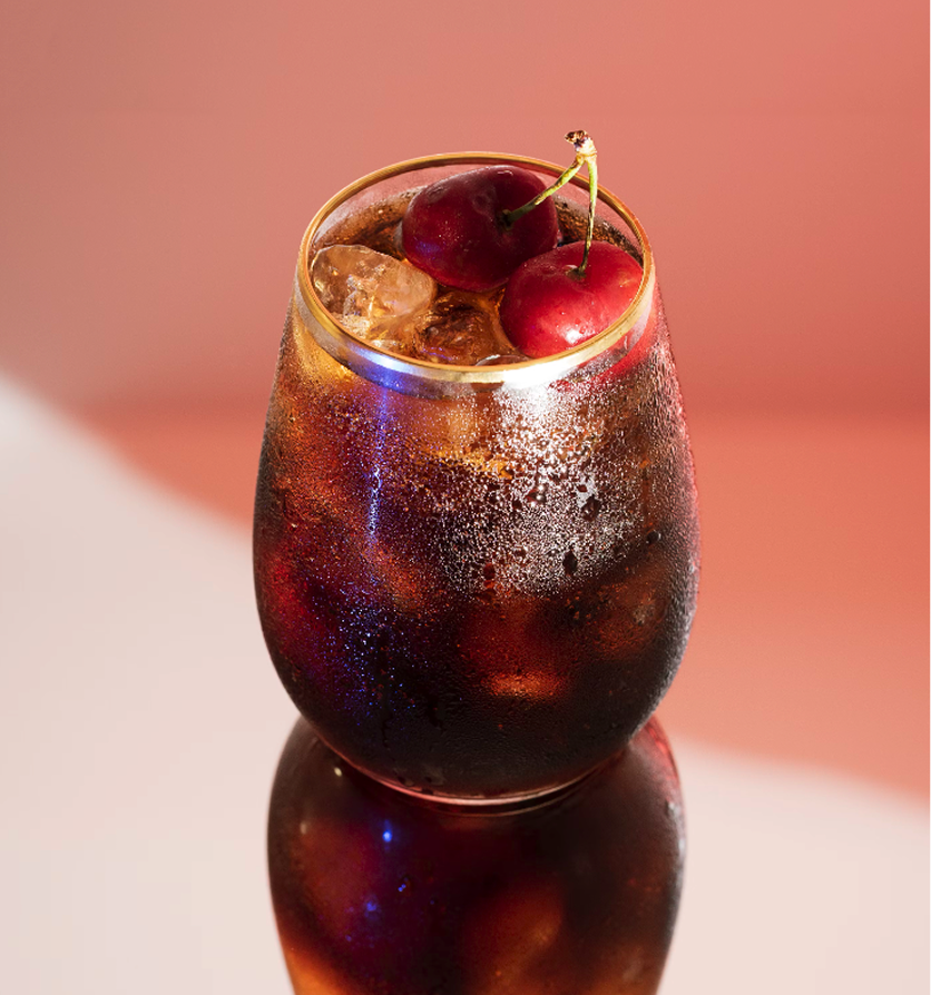 Cherry Vanilla Iced Black Tea - Teacle 
