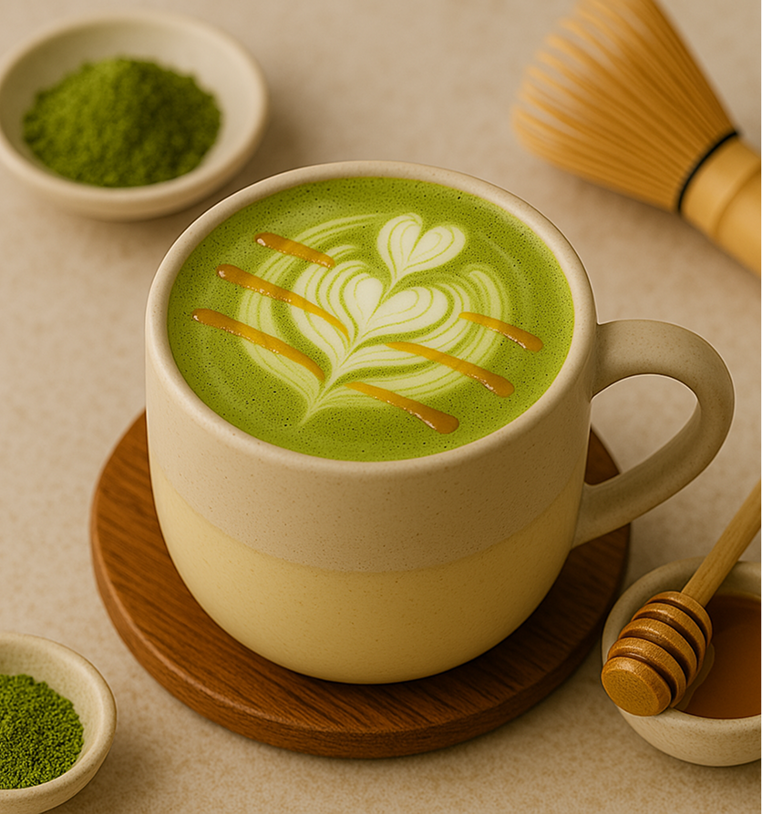 Honey Matcha Latte - Teacle 