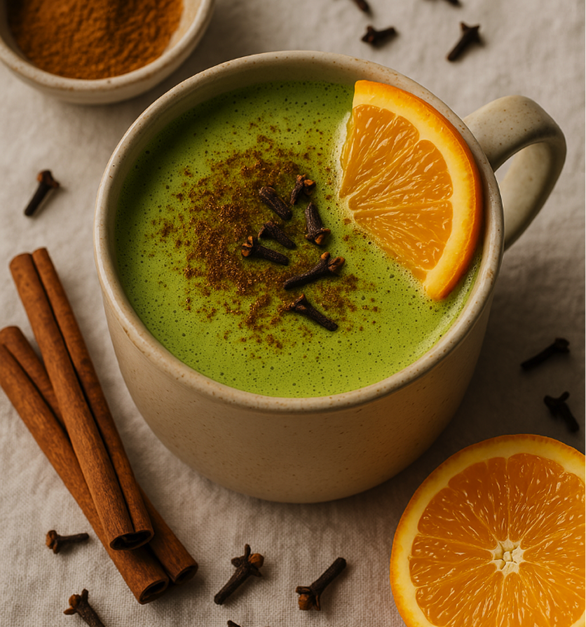 Orange-Spice Matcha - Teacle 