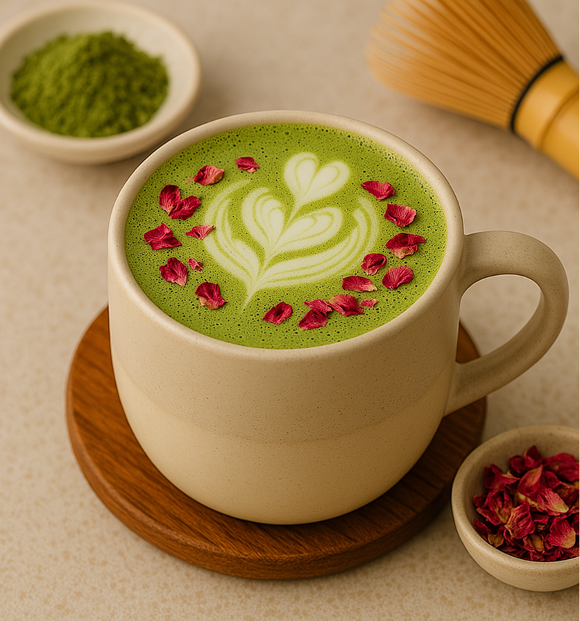 Rose Matcha Latte - Teacle 
